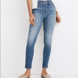 Madewell Petite 10” High-Rise Skinny Crop Jeans